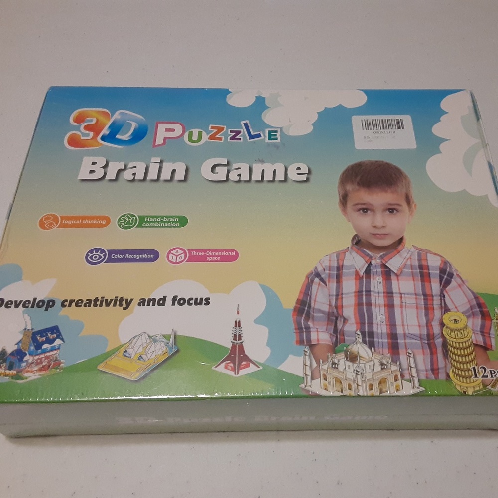 3D Preschool Puzzle Brain Game